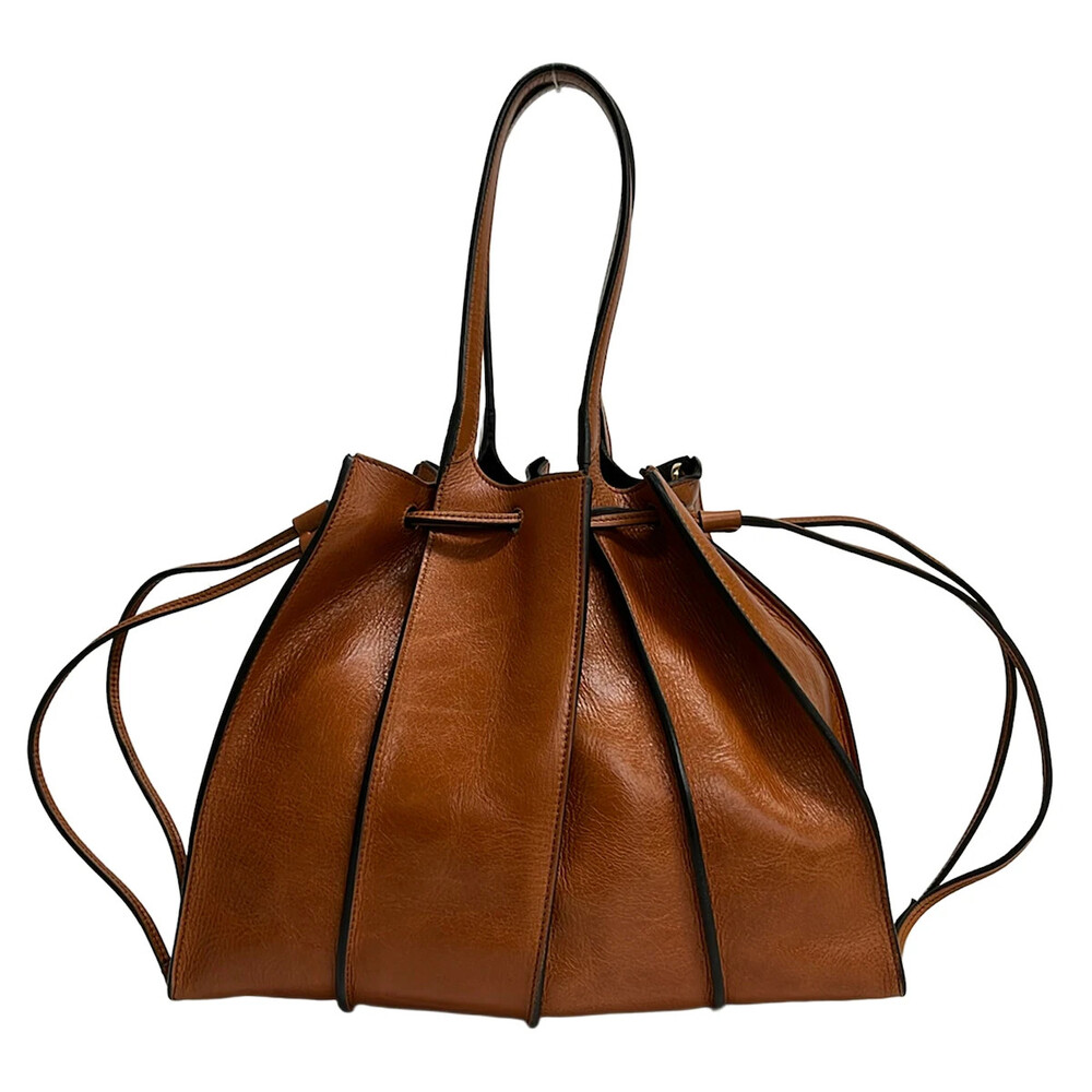Tod's Brown Leather Tote Bag #364978T58B